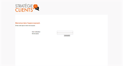 Desktop Screenshot of exposant.strategieclients.com